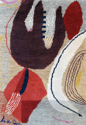 Wollteppich Layered Heather Chontos Collage, Draufsicht
