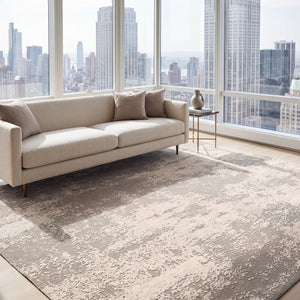 Acsento Laguna Beige Teppich in Beige und Greige mit elfenbeinfarbenen Sprenkeln, im Wohnraum