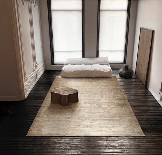 Acsento Moonshadow Noisette Teppich in Haselnussbeige und Hellbraun, im Wohnraum