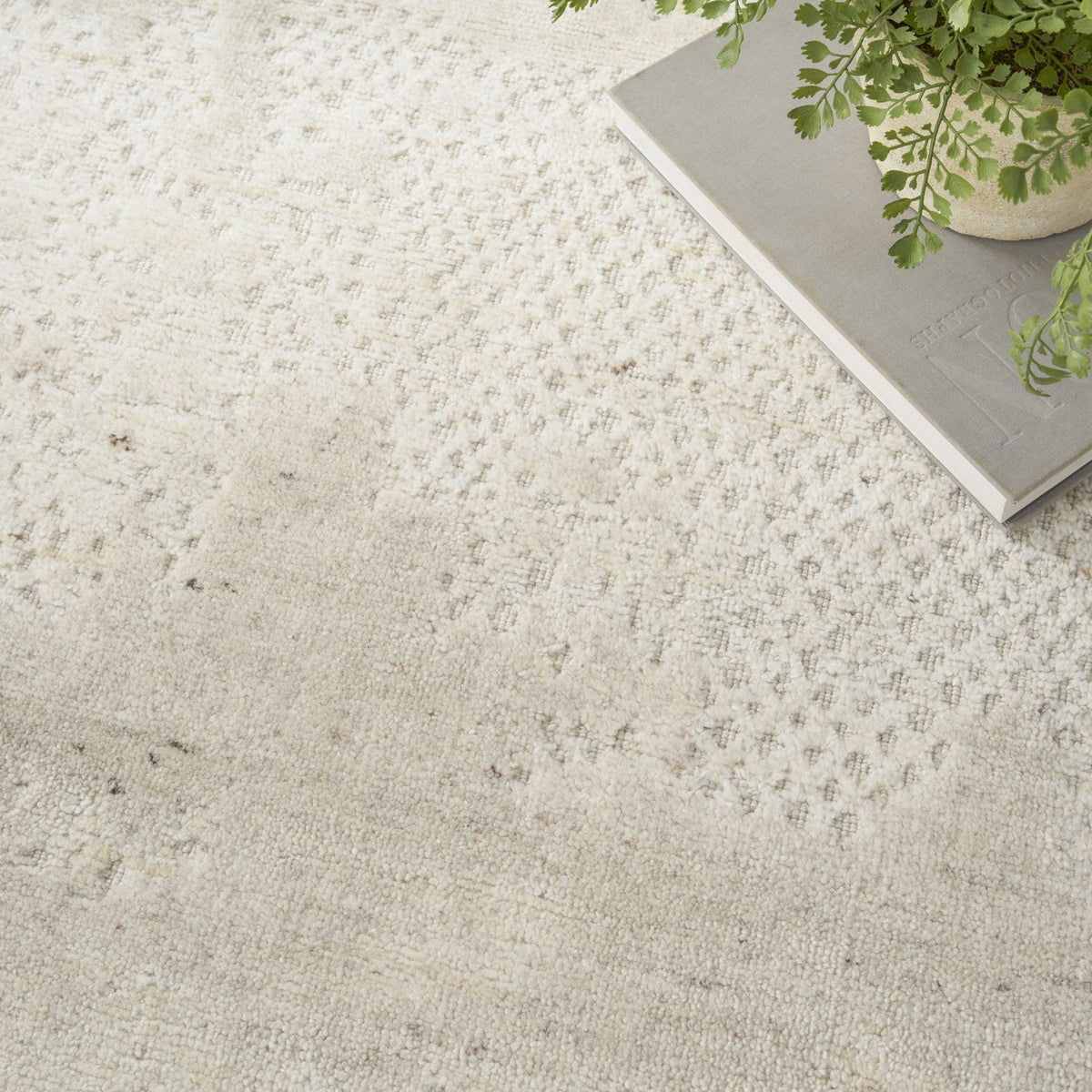Nourison Harmony HAY07 Ivory Teppich, Detail