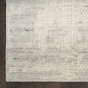 Nourison Harmony HAY04 Ivory Grey Teppich, Ecke