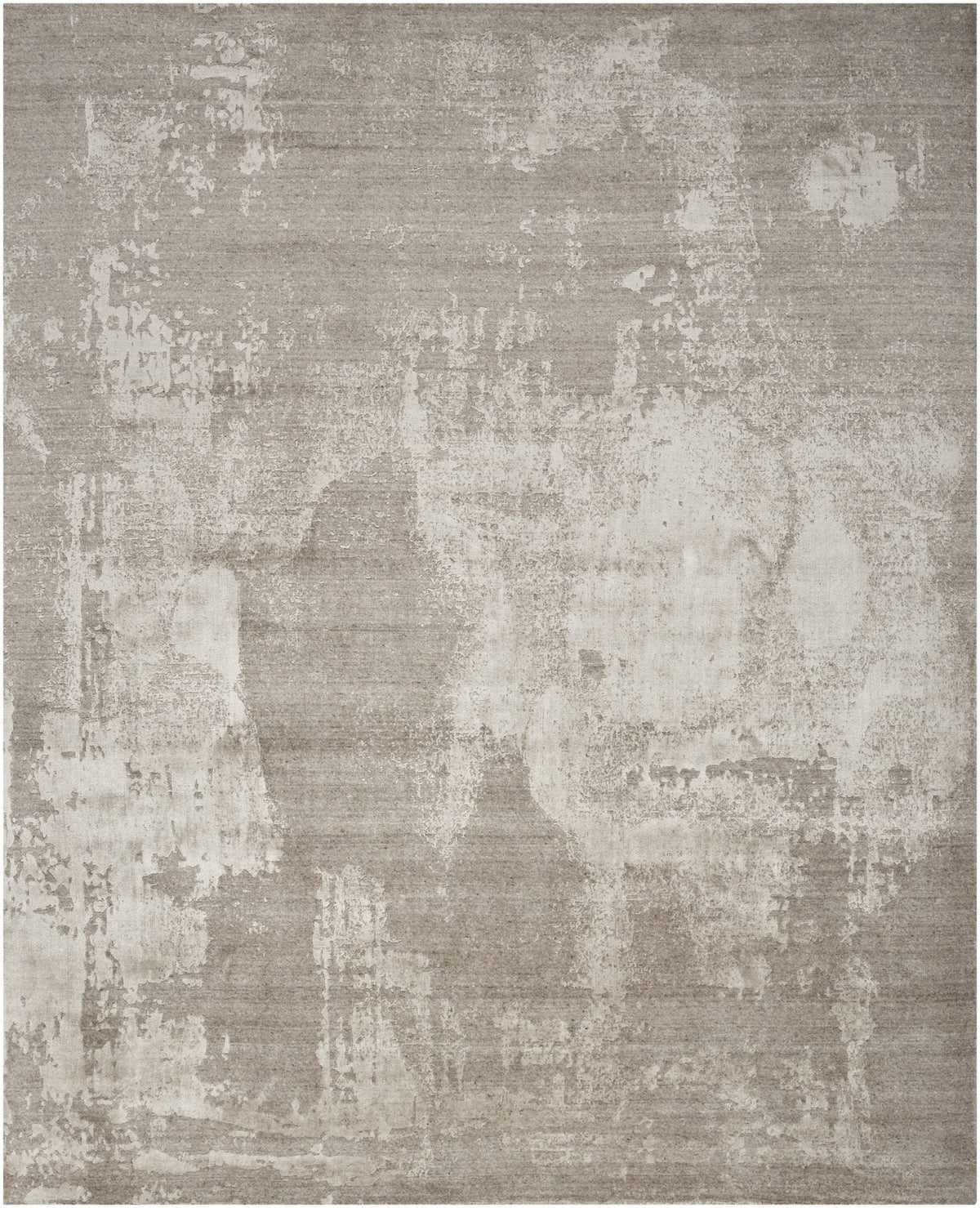 Nourison Harmony HAY06 Silver Grey Teppich, Draufsicht