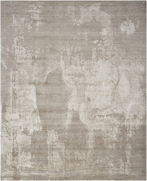 Nourison Harmony HAY06 Silver Grey Teppich, Draufsicht