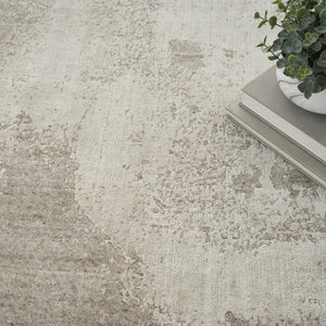 Nourison Harmony HAY06 Silver Grey Teppich, Detail