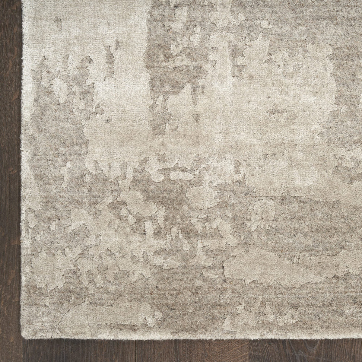 Nourison Harmony HAY06 Silver Grey Teppich, Ecke