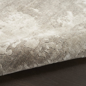 Nourison Harmony HAY06 Silver Grey Teppich, Struktur des Flors