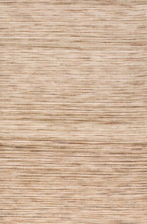 Acsento Origin Beige Teppich in Beige mit feinen Streifen in Sand und Karamell, Draufsicht