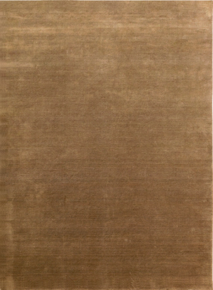 Massimo Earth Bamboo Camel Wollteppich, Draufsicht