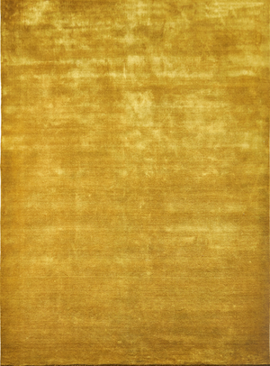 Massimo Earth Bamboo Mustard Yellow Teppich, Draufsicht