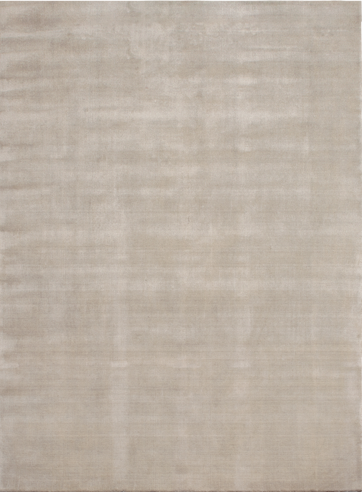 Massimo Earth Bamboo Soft Grey Wollteppich, Draufsicht