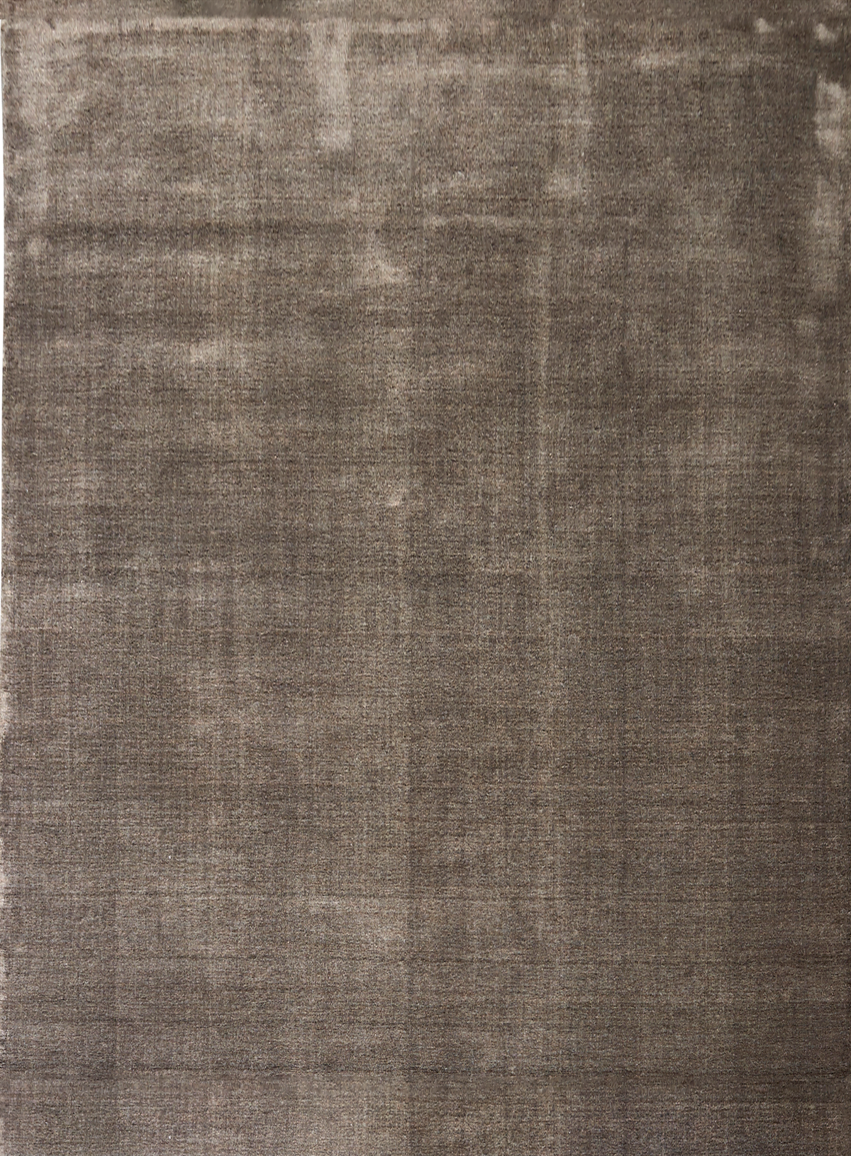Massimo Earth Bamboo Warm Grey Wollteppich, Draufsicht