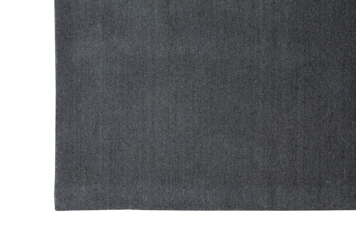 Massimo Earth Natural Dark Grey Wollteppich, Gesamtansicht