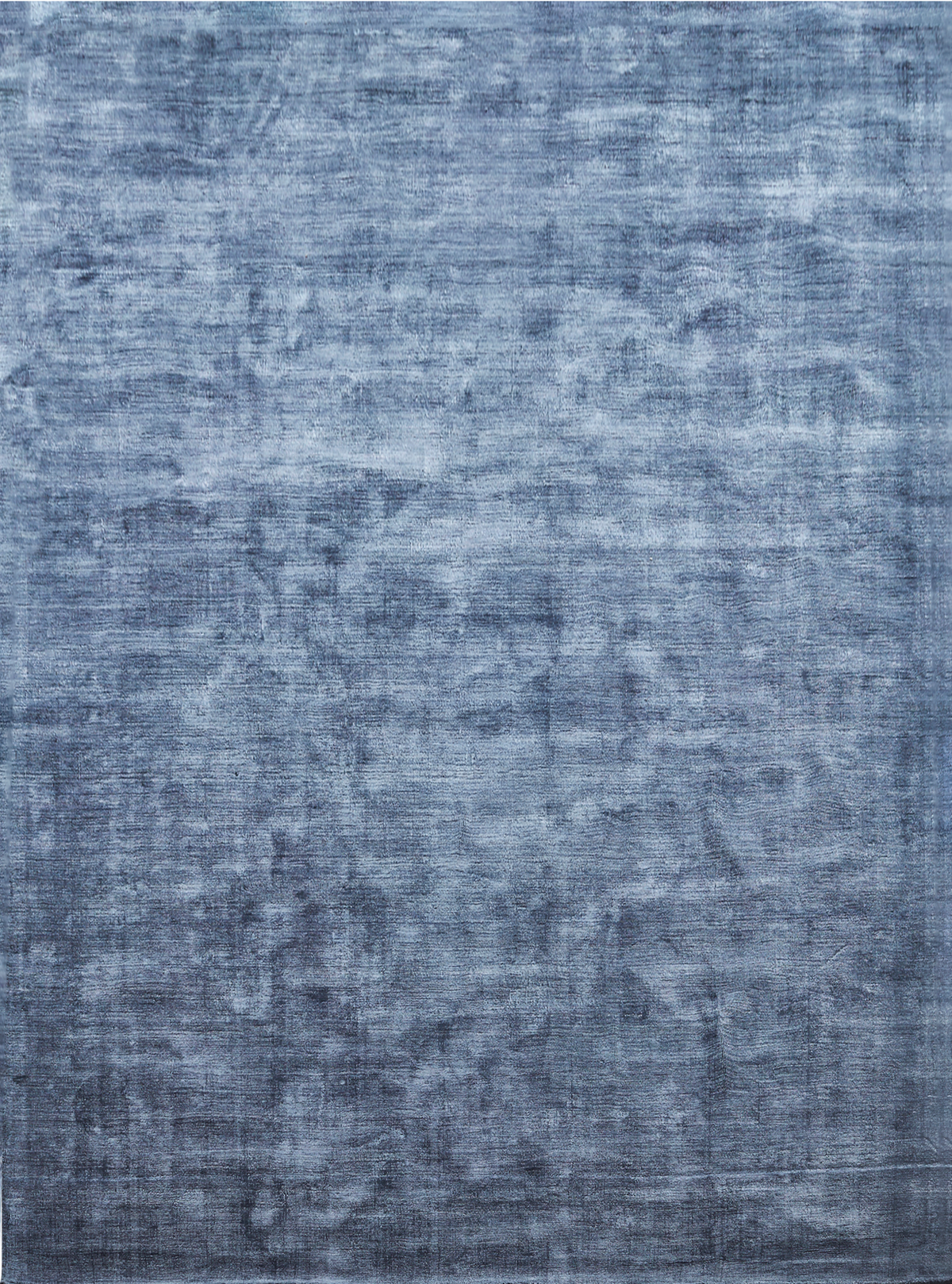 Massimo Karma Washed Blue blauer Teppich, Draufsicht