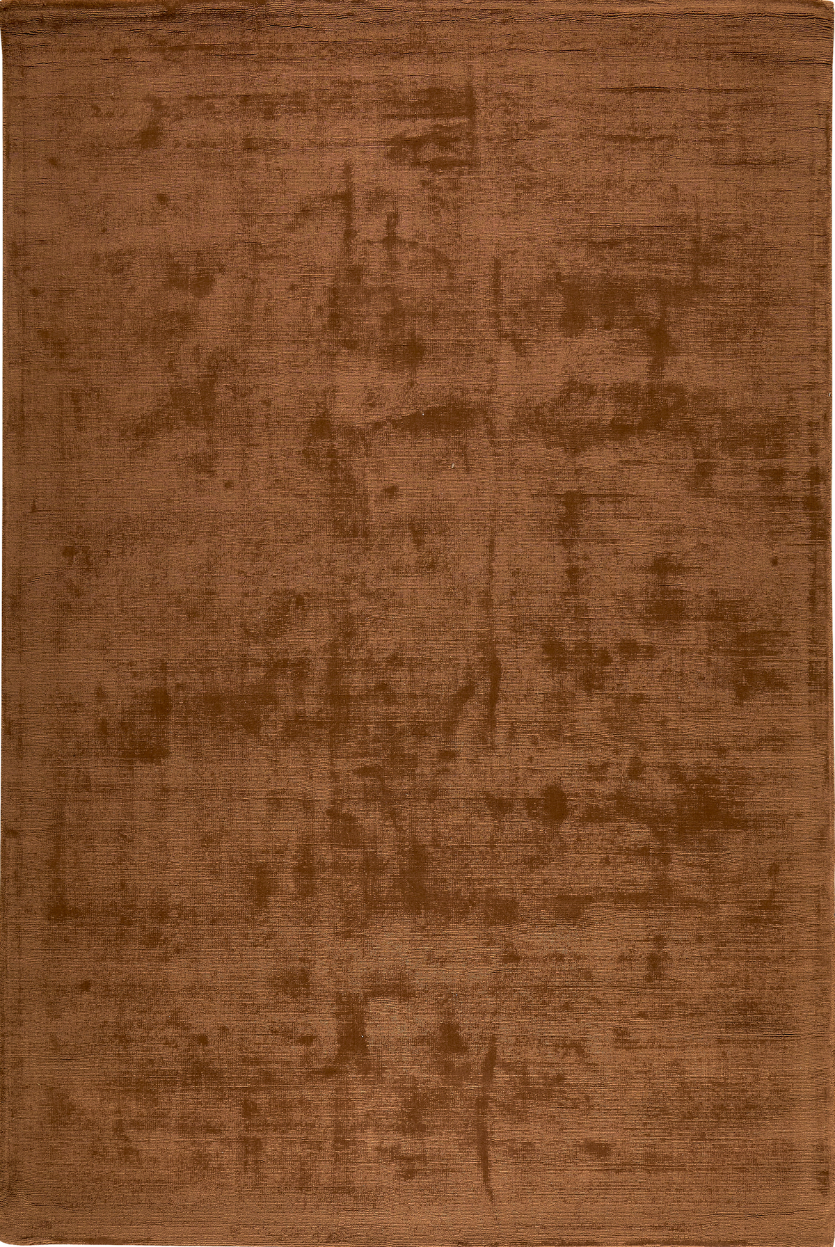 Massimo Karma Wool Dark Oak brauner Teppich, Draufsicht