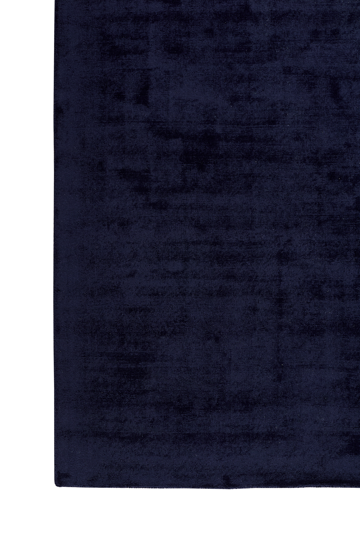 Massimo Karma Wool Marine blauer Teppich, Detail der Oberfläche