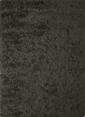 Massimo Rya Charcoal Hochflor Wollteppich, Draufsicht