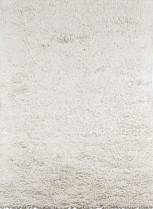 Massimo Rya Cream Hochflor Wollteppich, Draufsicht