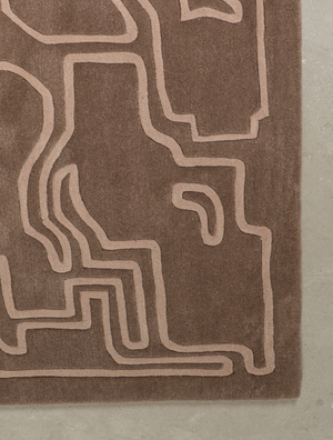 Massimo Structures 2.0 Pale Rose Teppich, Detail der Ecke
