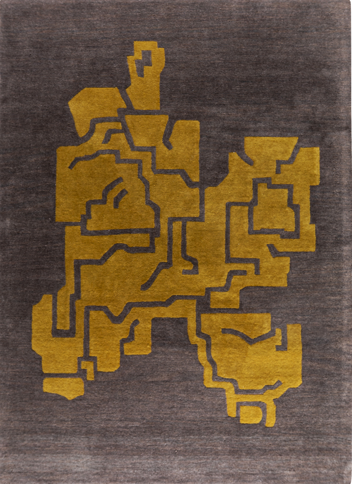 Massimo Structures Fragment 1 Designteppich, Draufsicht