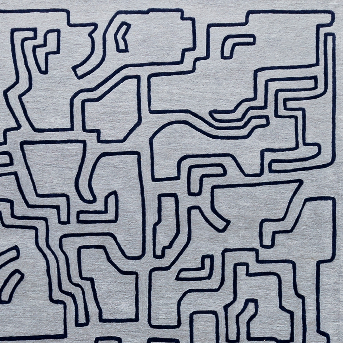 Massimo Structures Fragment 2 Designteppich, Detail der Oberfläche