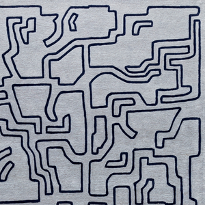 Massimo Structures Fragment 2 Designteppich, Detail der Oberfläche