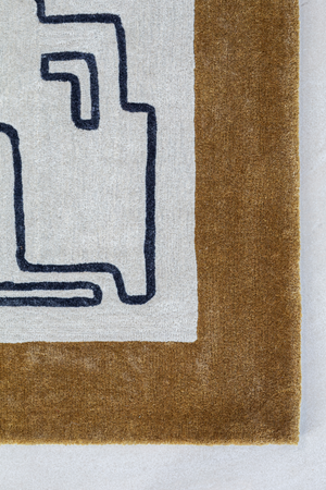 Massimo Structures Border Teppich, Detail der Ecke