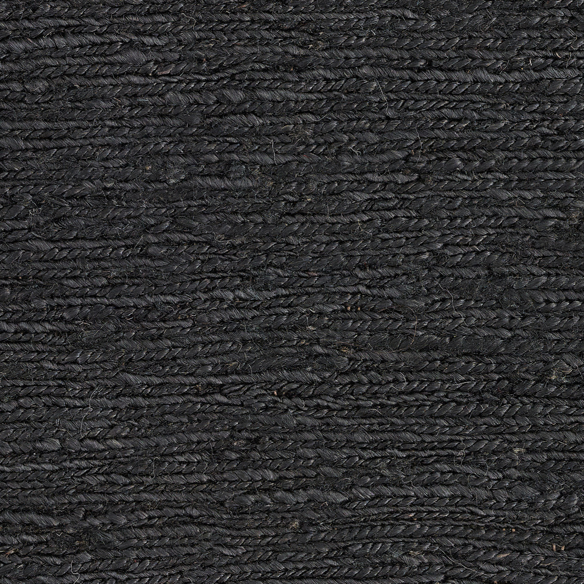 Massimo Sumace Black Juteteppich, Detail der Oberfläche