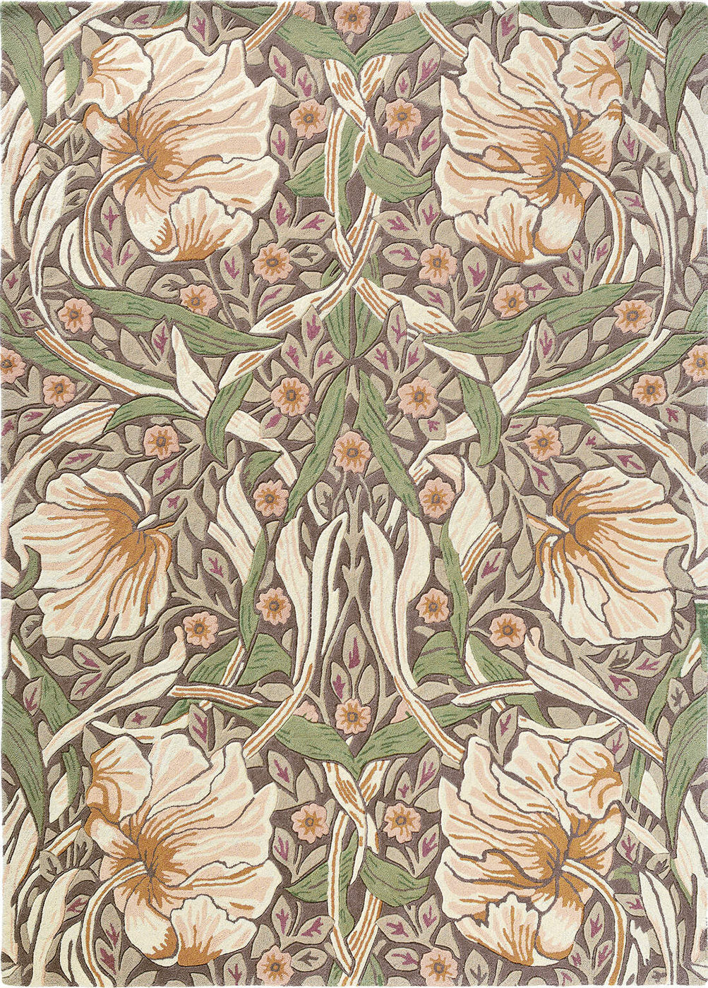 Morris & Co Pimpernel Aubergine 28805